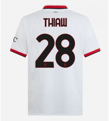 AC Milan Malick Thiaw #28 Udebanetrøje 2024-25 Kort ærmer